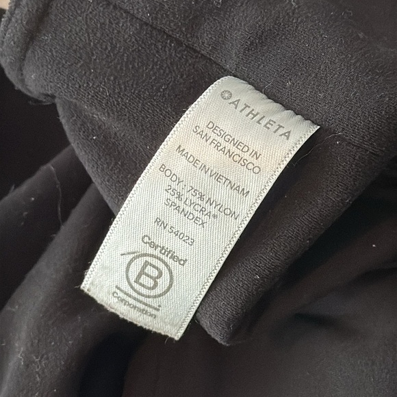 Athleta Ultra High Rise Elation Legging Medium Compression Black Size Large Tall - Picture 6 of 6